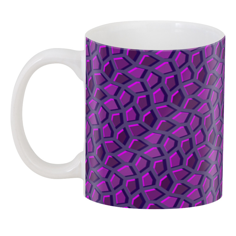 Printio 3D кружка Пурпурная мозаика