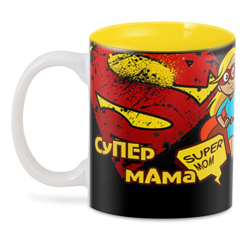 кружка супер мама с вашей надписью Printio 3D кружка Супер мама