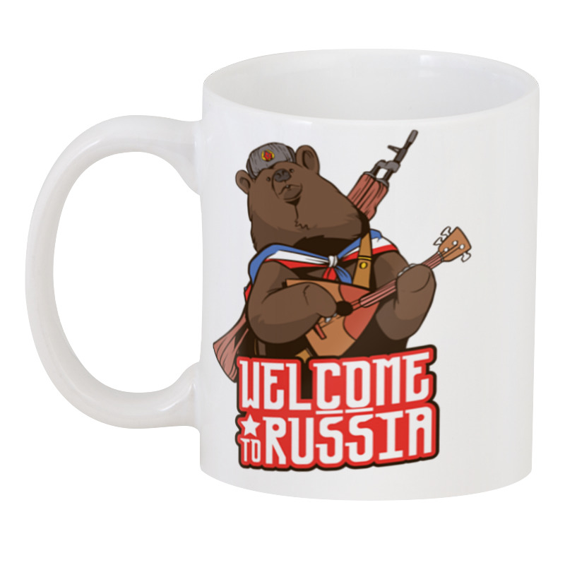 цена Printio 3D кружка Welcome to russia