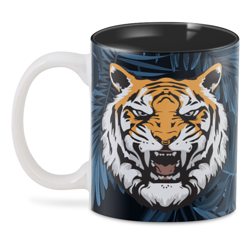 Printio 3D кружка Тигр 2022 подарок кружка тигр в новогодней шапочке хамид новый год 2022 кружка для чая чашка подарок мужчине
