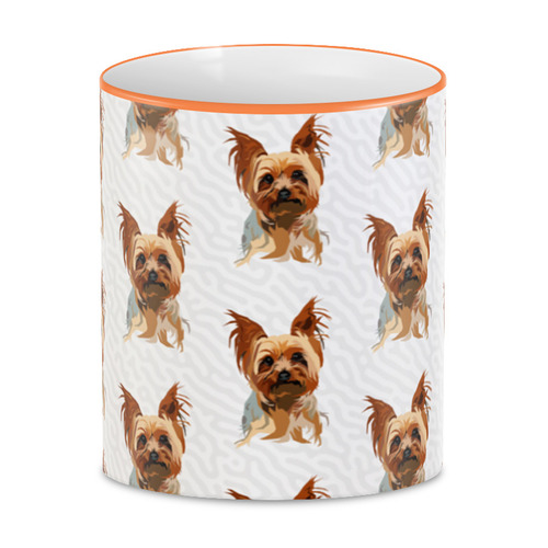 Заказать кружку в Москве. 3D кружка ❖Yorkshire Terrier❖ от balden - готовые дизайны и нанесение принтов.