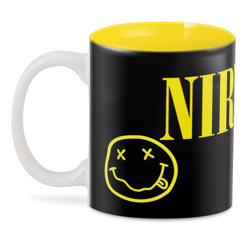 Заказать кружку в Москве. 3D кружка Nirvana  от T-shirt print  - готовые дизайны и нанесение принтов.