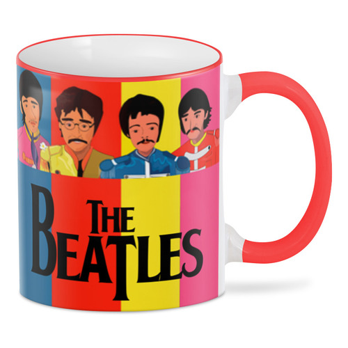 Заказать кружку в Москве. 3D кружка ☆The Beatles☆ от balden - готовые дизайны и нанесение принтов.