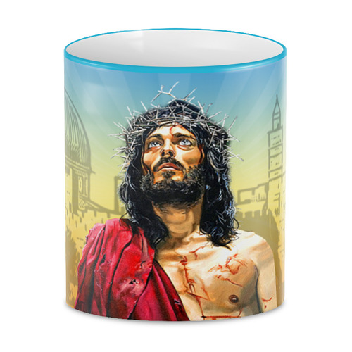 Заказать кружку в Москве. 3D кружка Jesus Christ от balden - готовые дизайны и нанесение принтов.