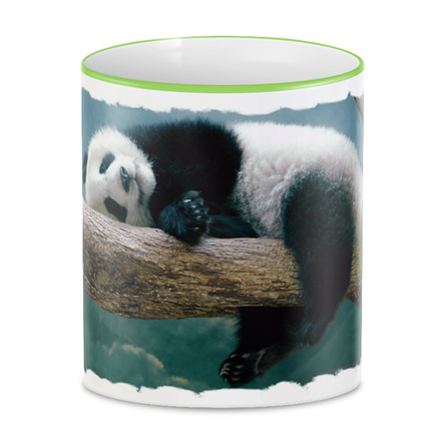 Заказать кружку в Москве. 3D кружка спящая панда от Ivan Tatarinov - готовые дизайны и нанесение принтов.