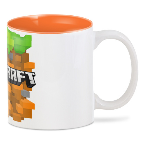 Заказать кружку в Москве. 3D кружка Minecraft     от T-shirt print  - готовые дизайны и нанесение принтов.