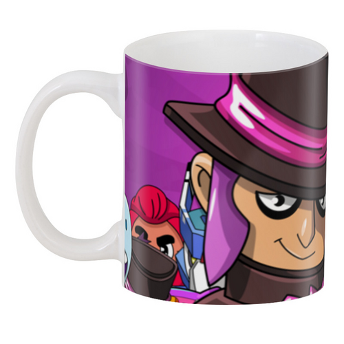 Заказать кружку в Москве. 3D кружка BRAWL STARS MORTIS от geekbox - готовые дизайны и нанесение принтов.