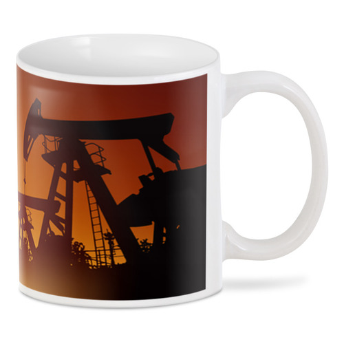 Заказать кружку в Москве. 3D кружка день нефтяника от anthon.zoro@yandex.ru - готовые дизайны и нанесение принтов.