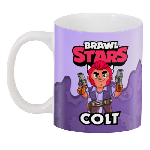 Заказать кружку в Москве. 3D кружка BRAWL STARS COLT от geekbox - готовые дизайны и нанесение принтов.