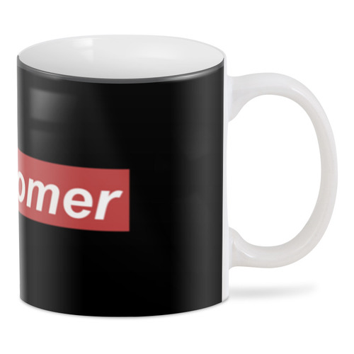 Заказать кружку в Москве. 3D кружка Ok Boomer от DESIGNER   - готовые дизайны и нанесение принтов.
