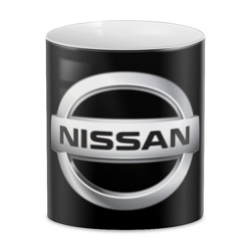 Заказать кружку в Москве. 3D кружка NISSAN  от DESIGNER   - готовые дизайны и нанесение принтов.