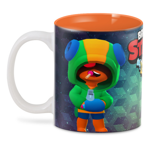 Заказать кружку в Москве. 3D кружка Brawl Stars  от T-shirt print  - готовые дизайны и нанесение принтов.