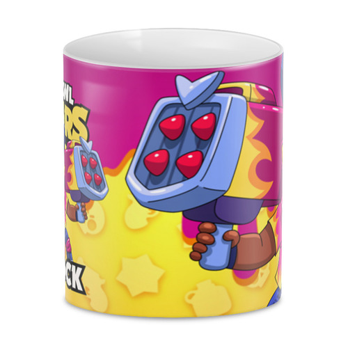 Заказать кружку в Москве. 3D кружка BRAWL STARS BROCK от geekbox - готовые дизайны и нанесение принтов.