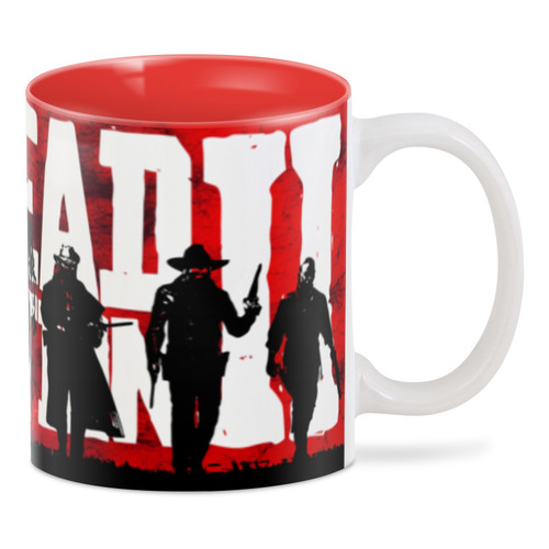 Заказать кружку в Москве. 3D кружка Red Dead Redemption 2 от balden - готовые дизайны и нанесение принтов.