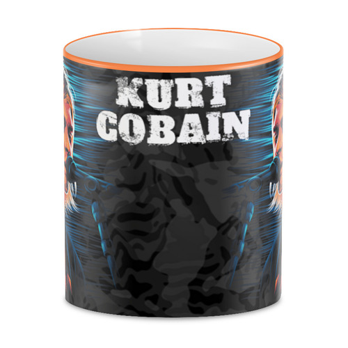 Заказать кружку в Москве. 3D кружка ☆Kurt Cobain☆ от balden - готовые дизайны и нанесение принтов.