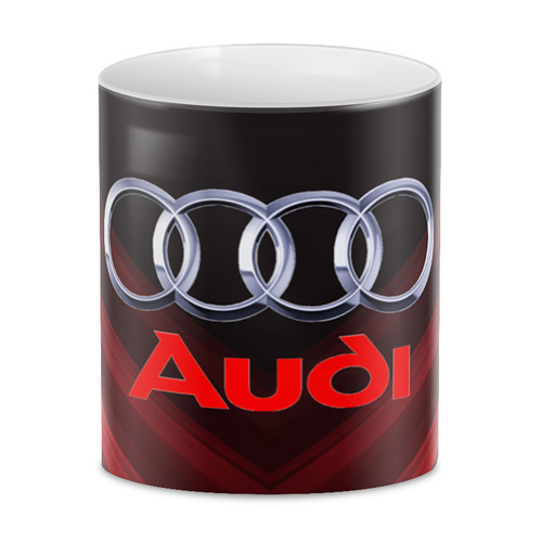 Заказать кружку в Москве. 3D кружка авто Audi от THE_NISE  - готовые дизайны и нанесение принтов.