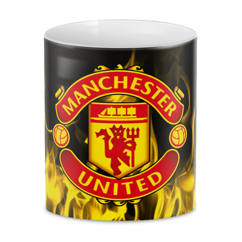 Заказать кружку в Москве. 3D кружка Manchester United от THE_NISE  - готовые дизайны и нанесение принтов.
