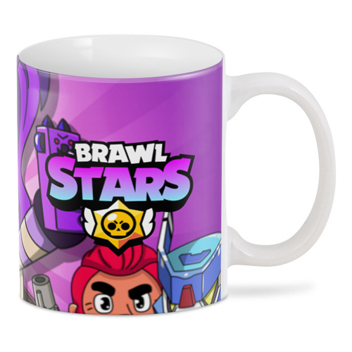 Заказать кружку в Москве. 3D кружка BRAWL STARS EMZ от geekbox - готовые дизайны и нанесение принтов.