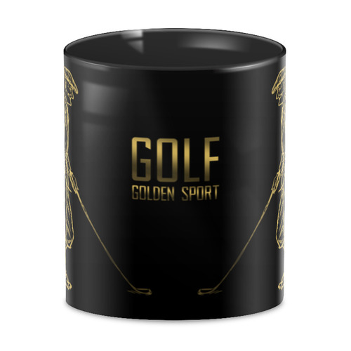 Заказать кружку в Москве. 3D кружка  Golf - Gold edition от Nos  - готовые дизайны и нанесение принтов.