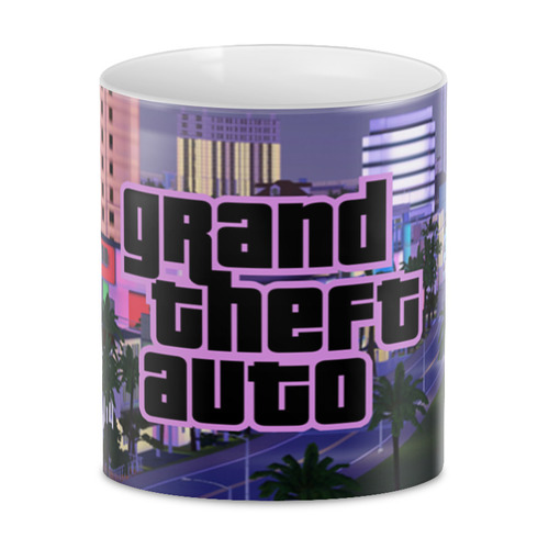 Заказать кружку в Москве. 3D кружка Grand Theft Auto от THE_NISE  - готовые дизайны и нанесение принтов.