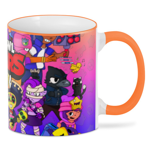 Заказать кружку в Москве. 3D кружка Brawl Stars от balden - готовые дизайны и нанесение принтов.