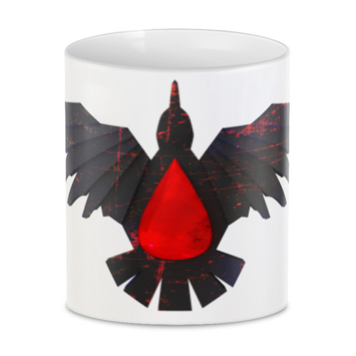 Заказать кружку в Москве. 3D кружка Blood Ravens от GeekFox  - готовые дизайны и нанесение принтов.