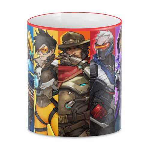Заказать кружку в Москве. 3D кружка OVERWATCH от robus - готовые дизайны и нанесение принтов.