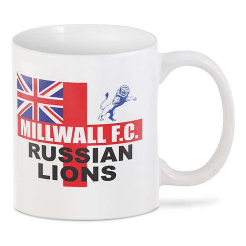 Заказать кружку в Москве. 3D кружка Millwall MSC tea cup от Millwall Supporters Club Russia - готовые дизайны и нанесение принтов.