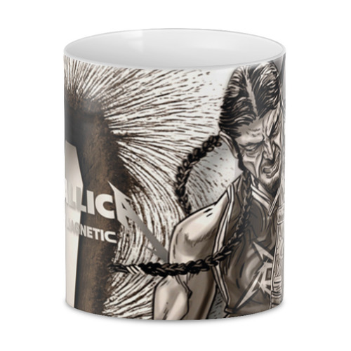 Заказать кружку в Москве. 3D кружка Metallica Art от Aleksey Rovensky - готовые дизайны и нанесение принтов.