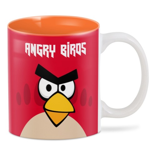 Заказать кружку в Москве. 3D кружка Angry Birds (Terence) от Аня Лукьянова - готовые дизайны и нанесение принтов.