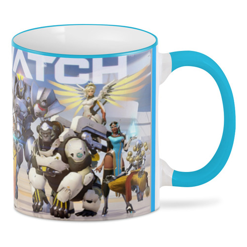 Заказать кружку в Москве. 3D кружка OVERWATCH от robus - готовые дизайны и нанесение принтов.