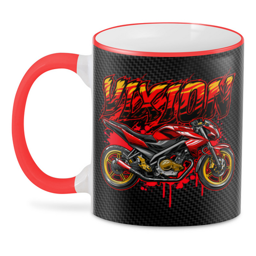 Заказать кружку в Москве. 3D кружка ❖YAMAHA VIXION❖ от balden - готовые дизайны и нанесение принтов.