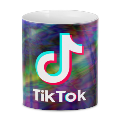 Заказать кружку в Москве. 3D кружка TikTok  от DESIGNER   - готовые дизайны и нанесение принтов.