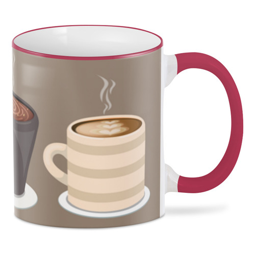 Заказать кружку в Москве. 3D кружка Coffee от Romanova - готовые дизайны и нанесение принтов.
