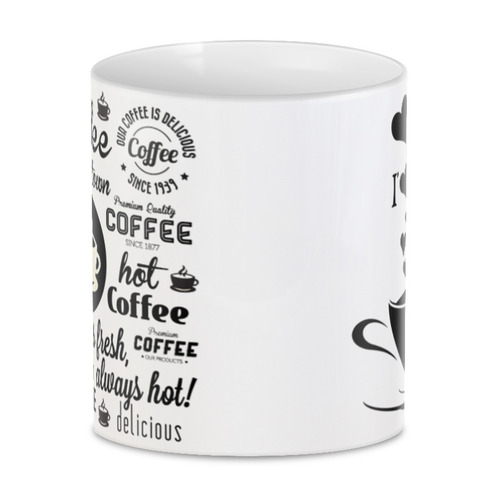 Заказать кружку в Москве. 3D кружка Coffee house от Бойцов Роман - готовые дизайны и нанесение принтов.