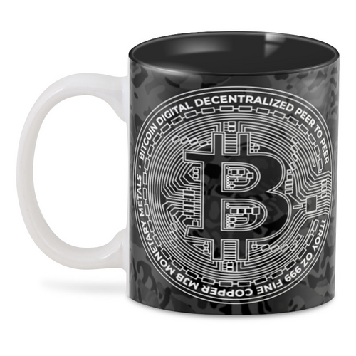 Заказать кружку в Москве. 3D кружка ✿BITCOIN✿ от balden - готовые дизайны и нанесение принтов.
