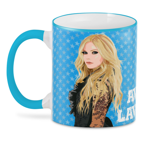 Заказать кружку в Москве. 3D кружка ✪ Avril Lavigne ✪ от balden - готовые дизайны и нанесение принтов.