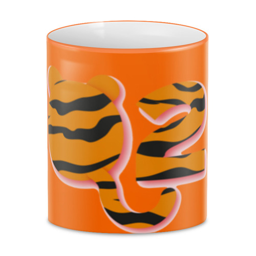 Заказать кружку в Москве. 3D кружка Год тигра от queen  - готовые дизайны и нанесение принтов.