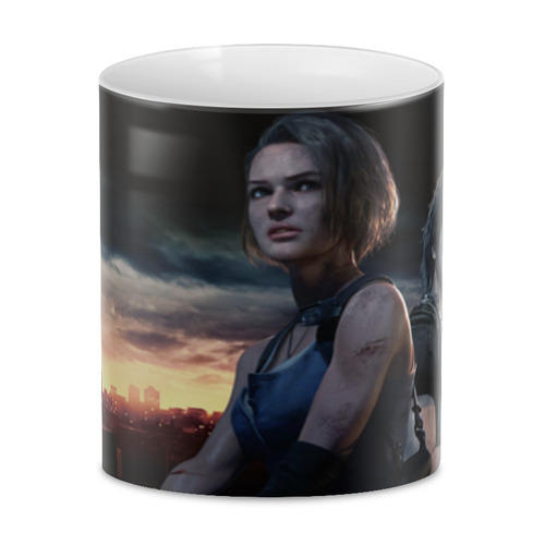 Заказать кружку в Москве. 3D кружка Resident evil 3 от GeekFox  - готовые дизайны и нанесение принтов.