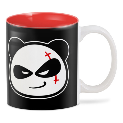 Заказать кружку в Москве. 3D кружка Bad Panda от T-shirt print  - готовые дизайны и нанесение принтов.