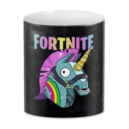 Заказать кружку в Москве. 3D кружка FORTNITE от geekbox - готовые дизайны и нанесение принтов.