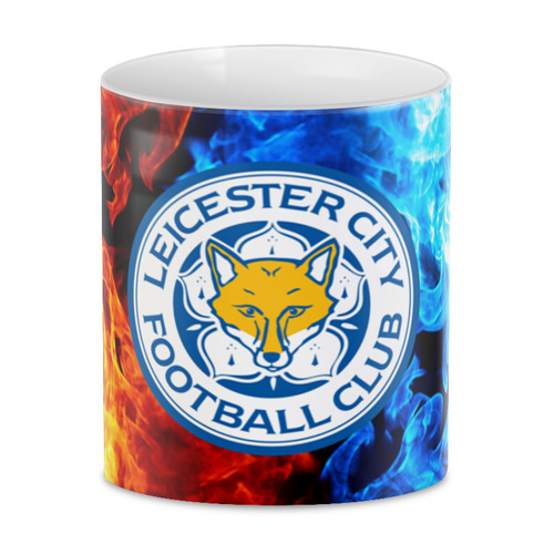 Заказать кружку в Москве. 3D кружка Leicester City от THE_NISE  - готовые дизайны и нанесение принтов.