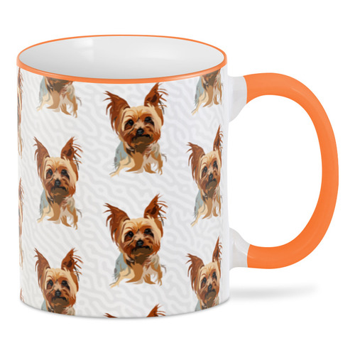 Заказать кружку в Москве. 3D кружка ❖Yorkshire Terrier❖ от balden - готовые дизайны и нанесение принтов.