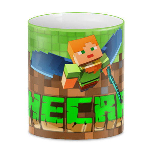 Заказать кружку в Москве. 3D кружка MINECRAFT от balden - готовые дизайны и нанесение принтов.