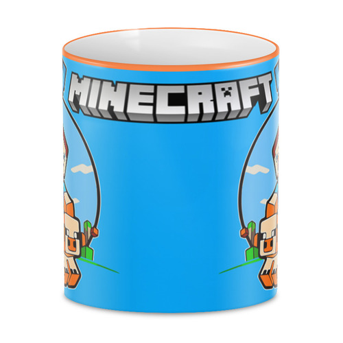 Заказать кружку в Москве. 3D кружка Minecraft от T-shirt print  - готовые дизайны и нанесение принтов.