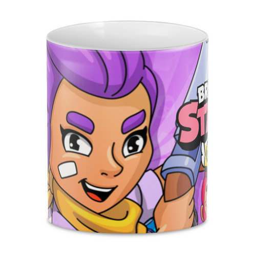 Заказать кружку в Москве. 3D кружка BRAWL STARS SHELLY от geekbox - готовые дизайны и нанесение принтов.