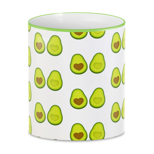 Заказать кружку в Москве. 3D кружка авокадо от queen  - готовые дизайны и нанесение принтов.