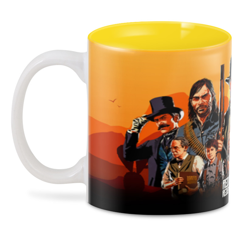 Заказать кружку в Москве. 3D кружка Red Dead Redemption 2 от balden - готовые дизайны и нанесение принтов.