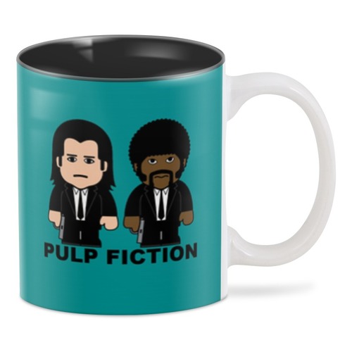 Заказать кружку в Москве. 3D кружка Pulp Fiction от Аня Лукьянова - готовые дизайны и нанесение принтов.