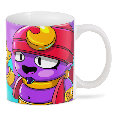 Заказать кружку в Москве. 3D кружка BRAWL STARS GENE от geekbox - готовые дизайны и нанесение принтов.